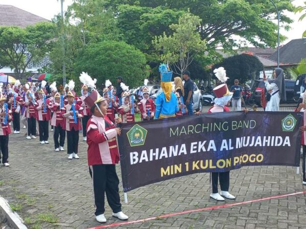 MIN 1 Kulon Progo Ikuti Kejurkab Drumband Tingkat Kabupaten Kulon Progo