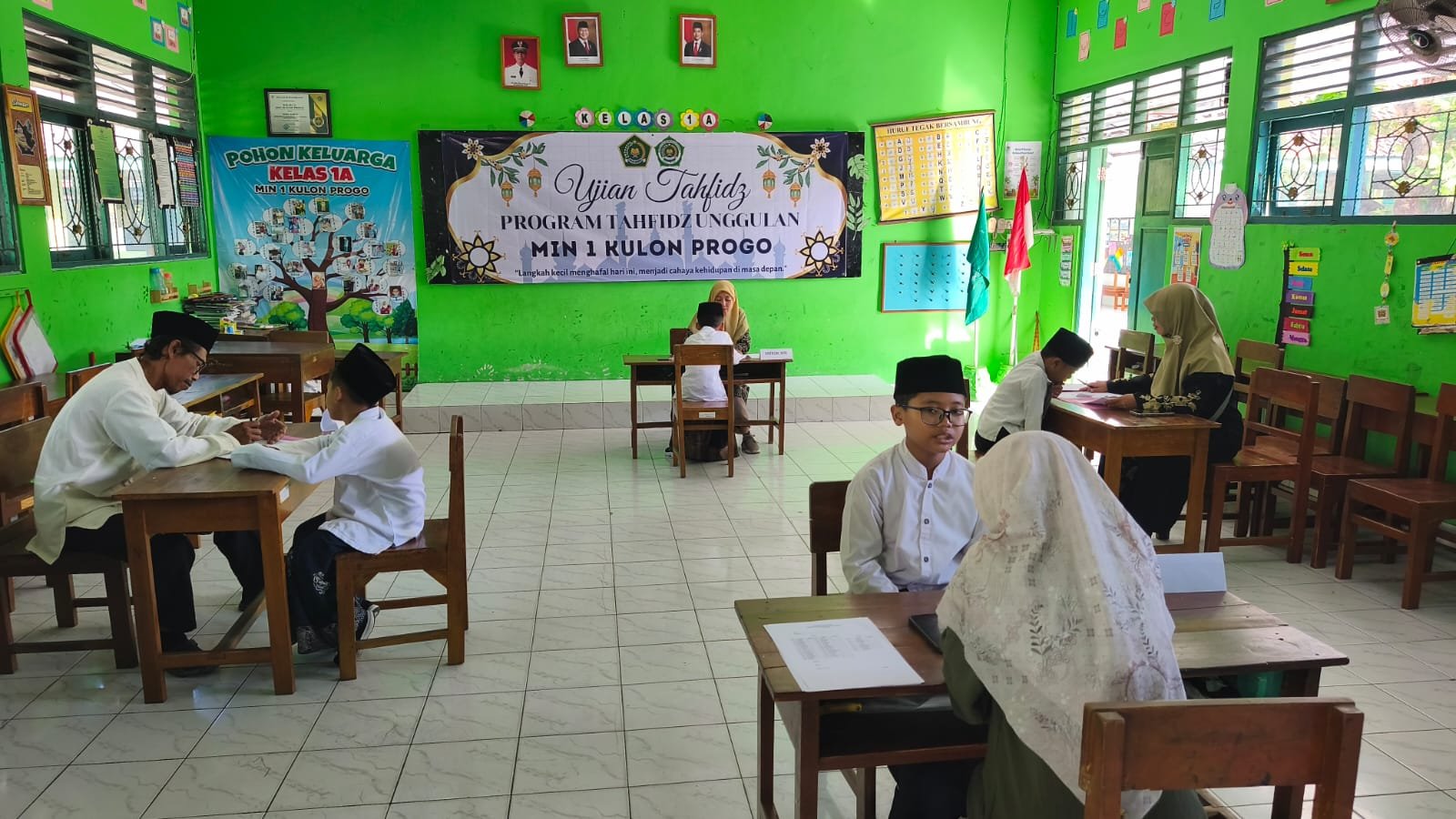 MIN 1 Kulon Progo Gelar Ujian Tahfiz, Siswa Antusias