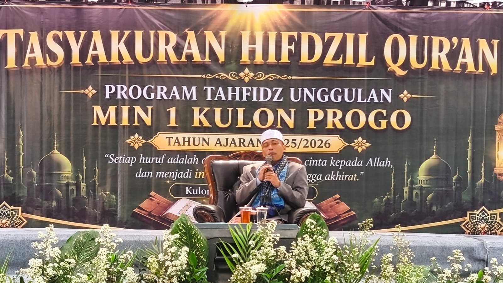 Mauizhah Hasanah dan Doa Bersama Lengkapi Tasyakuran Hifzil Qur’an MIN 1 Kulon Progo